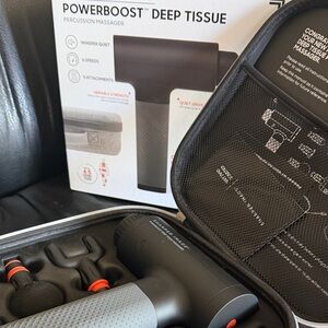 Sharper Image Black and Gray Percussion Massager